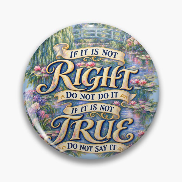 Item preview, Do Right, Speak True designed and sold by Quote Gallery.