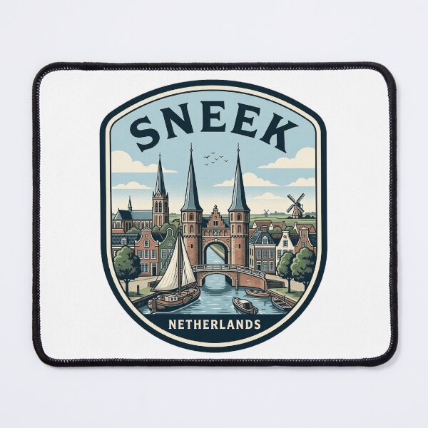 Item preview, Sneek Netherlands Waterpoort Vintage Dutch Travel Badge designed and sold by k3rstman1.