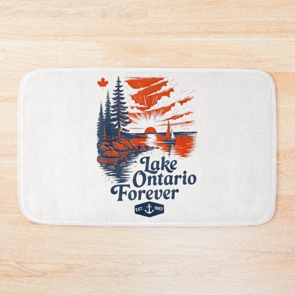 Item preview, Lake Ontario Forever Canada Vintage Sunset designed and sold by AnitaBice.