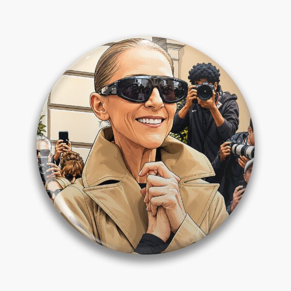 Item preview, Celine Dion in Paris (fan art) designed and sold by PopCultureAndStuff.