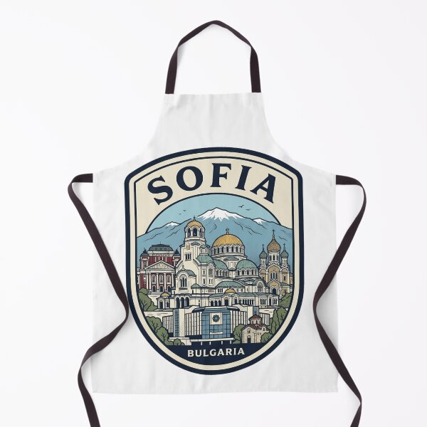 Item preview, Sofia Bulgaria Travel Emblem Retro Skyline designed and sold by k3rstman1.