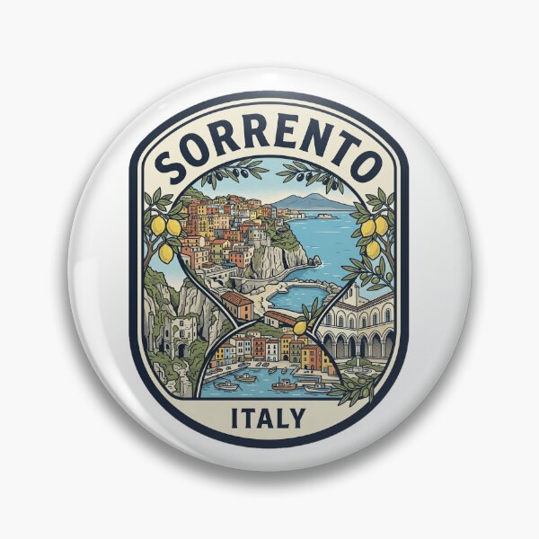 Item preview, Sorrento Italy Vintage Travel Lemon Coast designed and sold by k3rstman1.