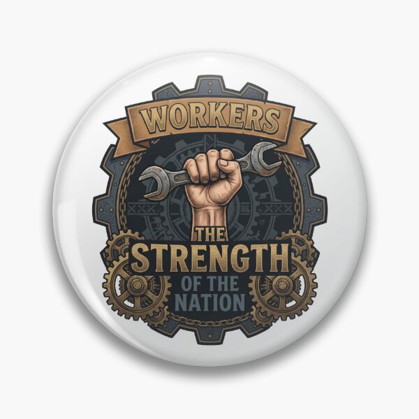 Item preview, Labor Day Gift Shirt - Workers Strength Of The Nation Tee designed and sold by relso.