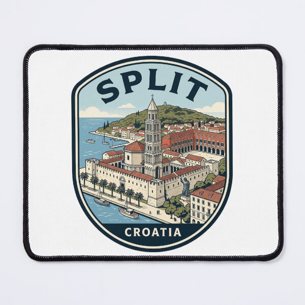 Item preview, Split Croatia Diocletian Palace Vintage Travel Badge designed and sold by k3rstman1.