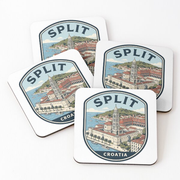Item preview, Split Croatia Diocletian Palace Vintage Travel Badge designed and sold by k3rstman1.