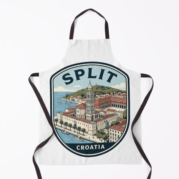 Item preview, Split Croatia Diocletian Palace Vintage Travel Badge designed and sold by k3rstman1.