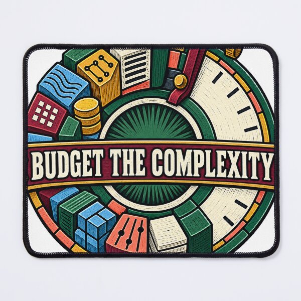 Item preview, Budget the Complexity Software Architecture designed and sold by Shope Buzz.