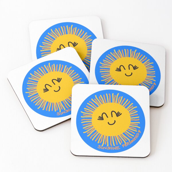 Item preview, Sunshine Personified blue circle designed and sold by Dino-Might-2026.