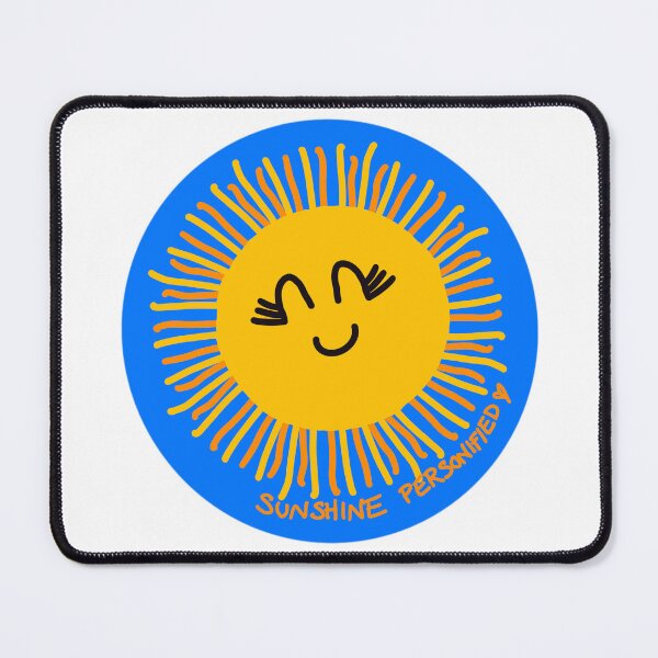 Item preview, Sunshine Personified blue circle designed and sold by Dino-Might-2026.