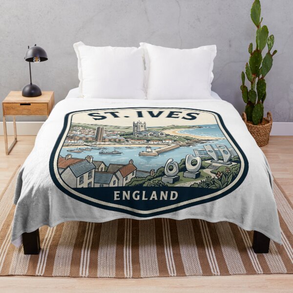 Item preview, St Ives Cornwall England Vintage Travel Badge designed and sold by k3rstman1.