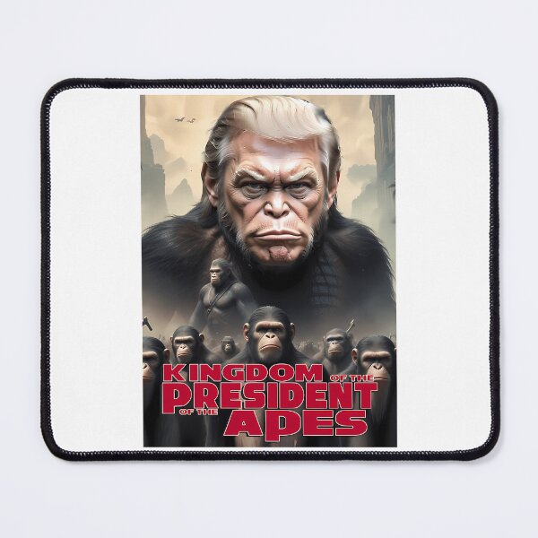 Item preview, Donald Trump Movie Kingdom Of The President Of The Apes Poster designed and sold by leilana-holifie.