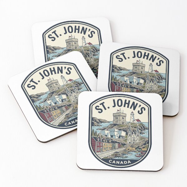 Item preview, St Johns Newfoundland Canada Vintage Travel Badge designed and sold by k3rstman1.