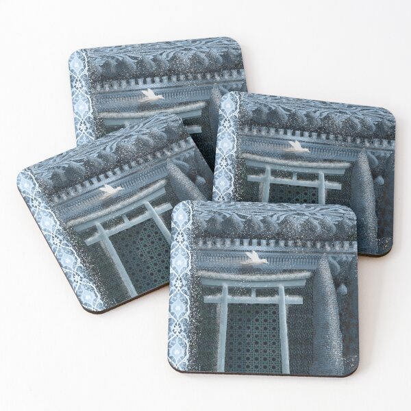 Item preview, Winter Bird Japanese gate version 2026 designed and sold by Donnahuntriss.