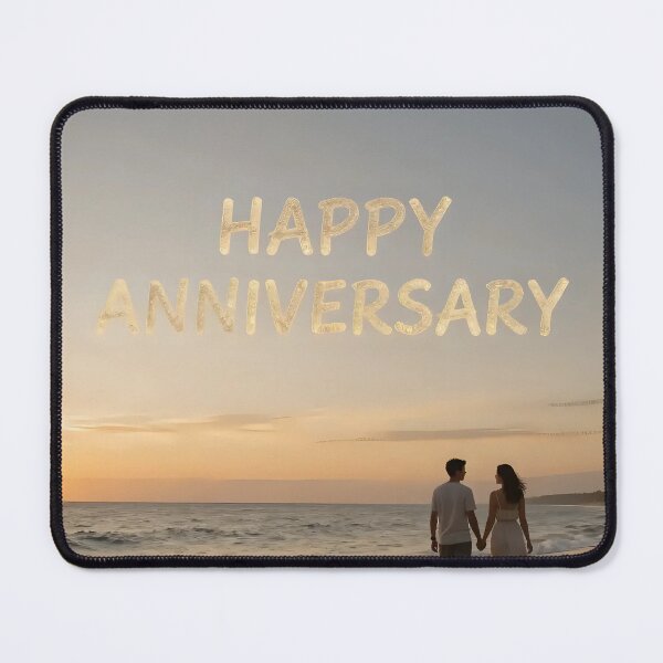Item preview, Happy Anniversary – Tropical Beach Romance designed and sold by Nomad-Maynard.