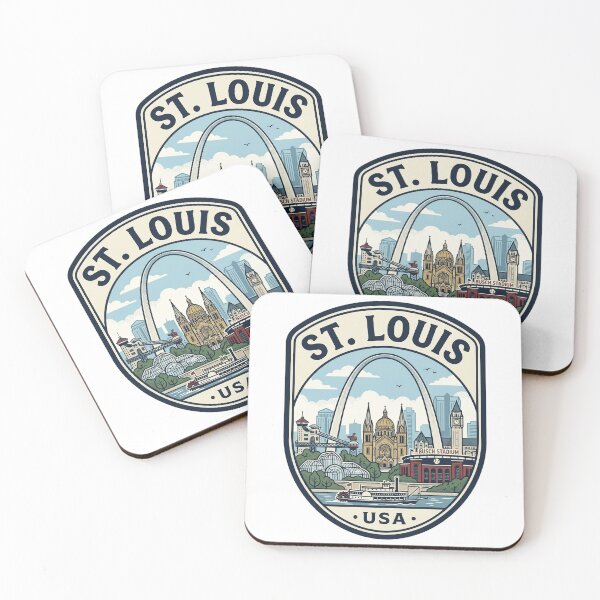 Item preview, St Louis Missouri Gateway Arch Vintage Travel Badge designed and sold by k3rstman1.