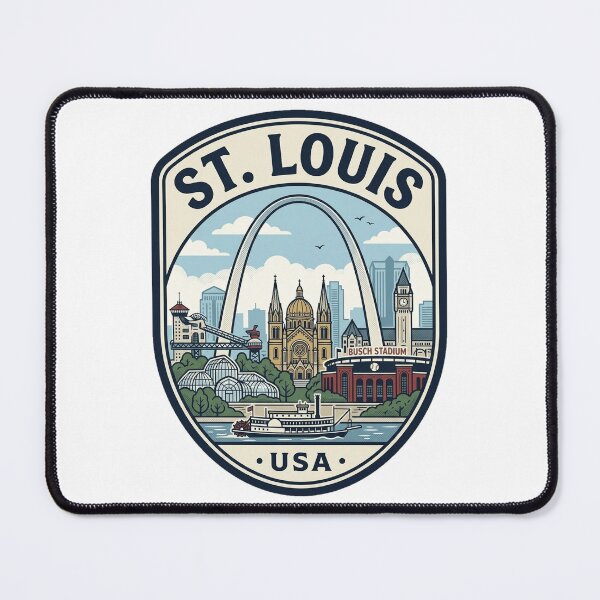 Item preview, St Louis Missouri Gateway Arch Vintage Travel Badge designed and sold by k3rstman1.