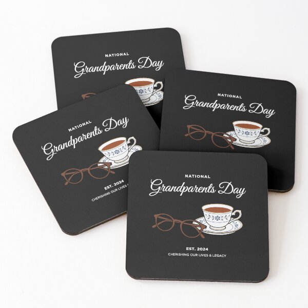 Item preview, Happy National Grandparents Day Minimal Design AUG-426 designed and sold by noberic.