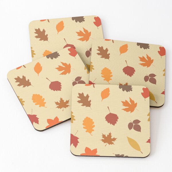 Artikelvorschau, Herbstlaubstreuen in Eierschalen- mit Jute-Textur entworfen und verkauft von YesterdayColl.