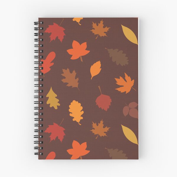 Item preview, Autumn Leaf Toss in Earth Brown with Burlap Texture designed and sold by YesterdayColl.