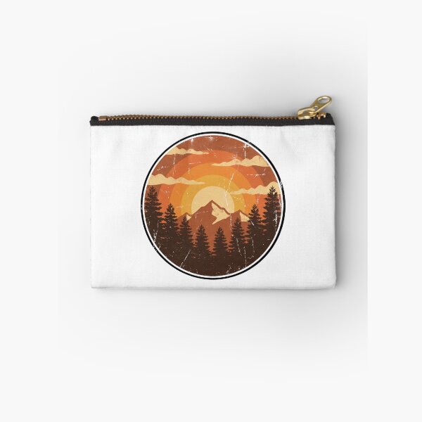 Item preview, Vintage 70s Retro Mountain Sunset Silhouette designed and sold by pattman.