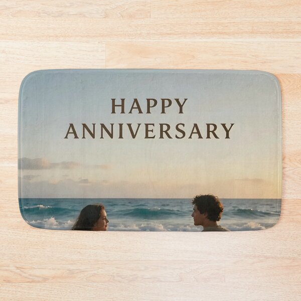 Item preview, Happy Anniversary – Tropical Beach Romance designed and sold by Nomad-Maynard.
