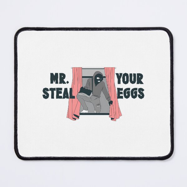 Item preview, Mr Steal Your Eggs (Egges) Sticker designed and sold by maximili-shepp.