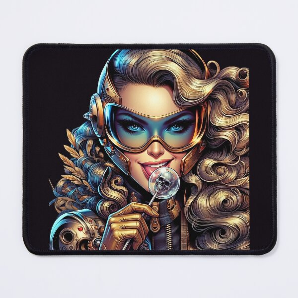 Item preview, Blonde Cyber Woman Skull Lick designed and sold by Voodoo Store Paranormal Collections.