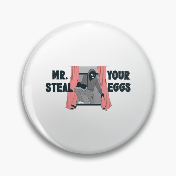 Item preview, Mr Steal Your Eggs (Egges) Sticker designed and sold by maximili-shepp.