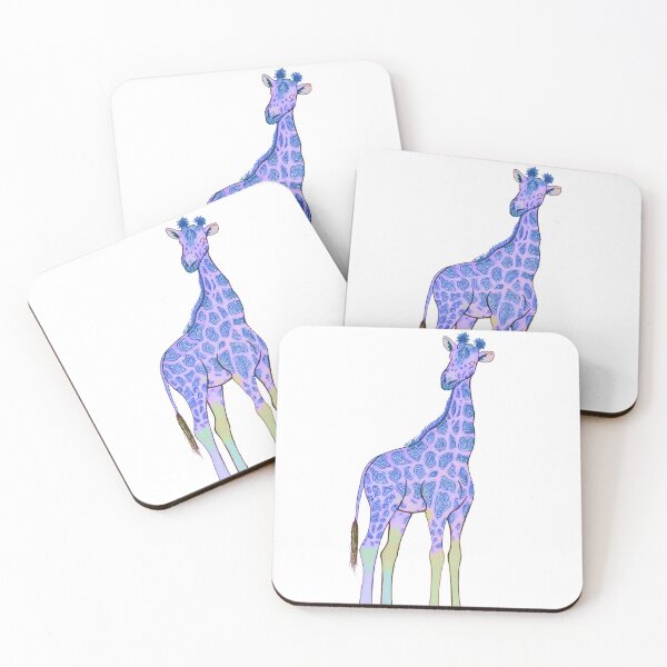 Item preview, Giraffe (blue) designed and sold by Nocmidl4.