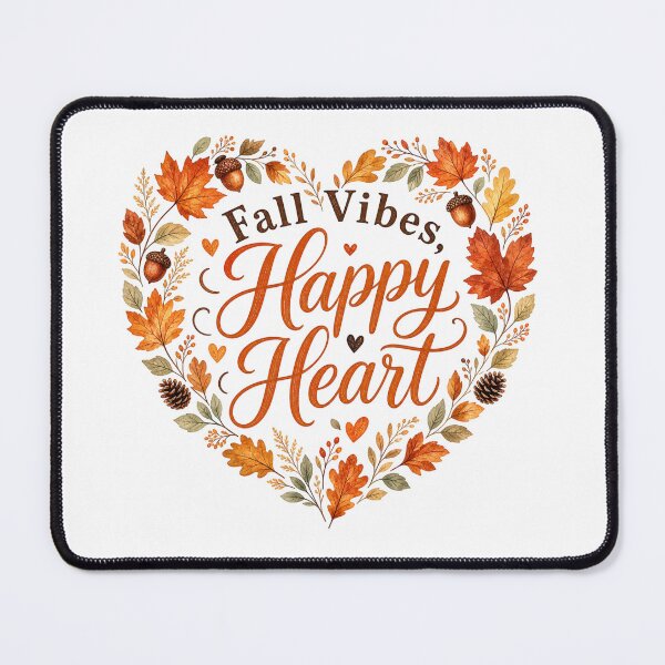 Item preview, Fall Vibes Happy Heart | Cute Fall Shirt for Women | Autumn Lover Gift designed and sold by PrintSparkDesigns.