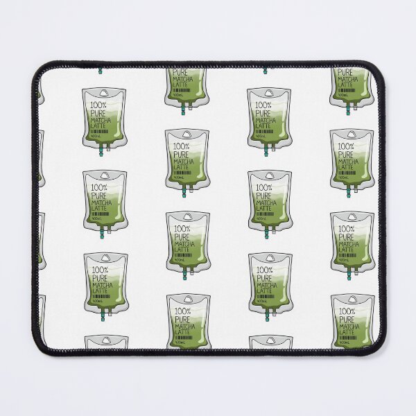 Item preview, Matcha Latte IV Bag Funny Nurse Caffeine Infusion Cute Aesthetic Sticker designed and sold by ORI-ginal Weirdos: The Weirdly Wonderful Crew.