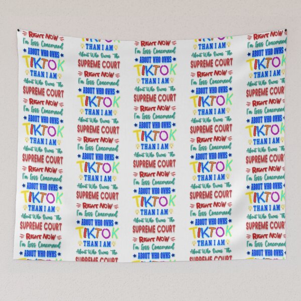 Item preview, Expand The Supreme Court Right Now I'M Less Concerned About Who Owns Tiktok Than I Am About Who Owns The Supreme Court designed and sold by antwan-stowe.
