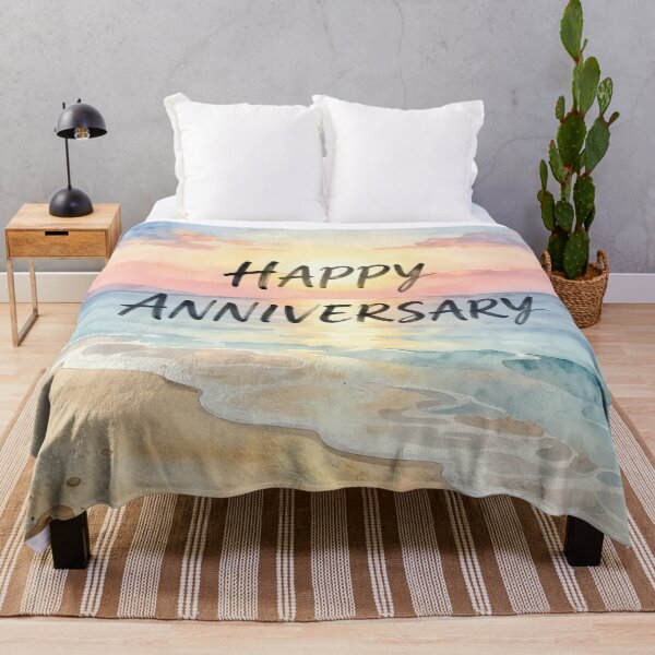 Item preview, Happy Anniversary – Tropical Beach Romance designed and sold by Nomad-Maynard.