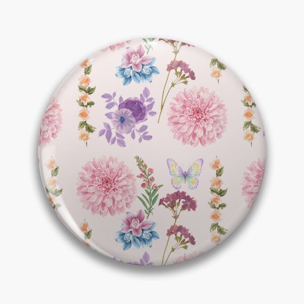 Item preview, Cute pastel flowers seamless pattern designed and sold by Fleurs-dete.