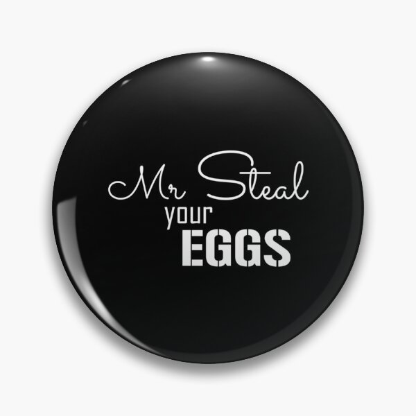 Item preview, Mr Steal Your Eggs Funny (White Text) Short Sleeve designed and sold by maximili-shepp.