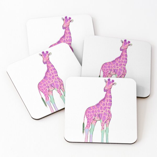 Item preview, Giraffe (pink) designed and sold by Nocmidl4.