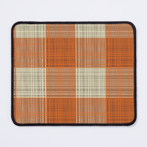Item preview, Woven Texture Farmhouse Buffalo Check in Cream + Pumpkin Spice designed and sold by YesterdayColl.