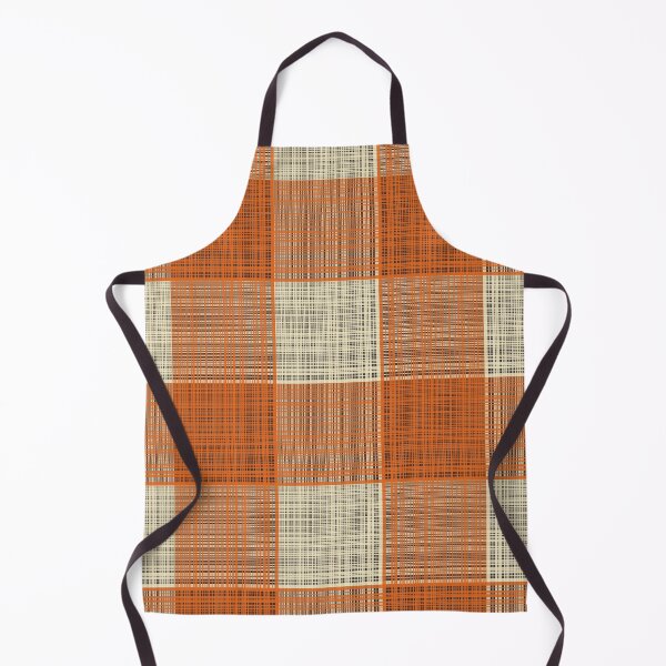 Item preview, Woven Texture Farmhouse Buffalo Check in Cream + Pumpkin Spice designed and sold by YesterdayColl.