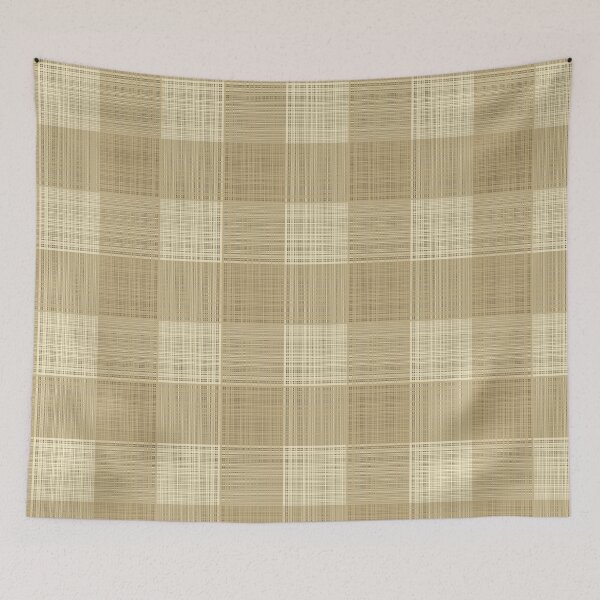 Item preview, Woven Texture Farmhouse Buffalo Check in Cream + Tan Straw designed and sold by YesterdayColl.