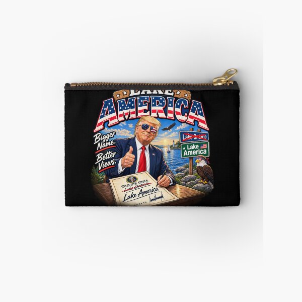 Item preview, Lake America - Trump Lake Ontario Renaming Satire designed and sold by EllyDinico.