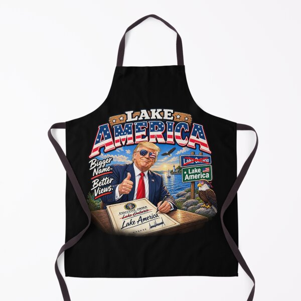 Item preview, Lake America - Trump Lake Ontario Renaming Satire designed and sold by EllyDinico.