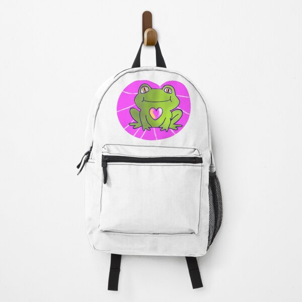 Item preview, Hand drawn Green frog sat on lily pad designed and sold by BigfeetLittlepaws.