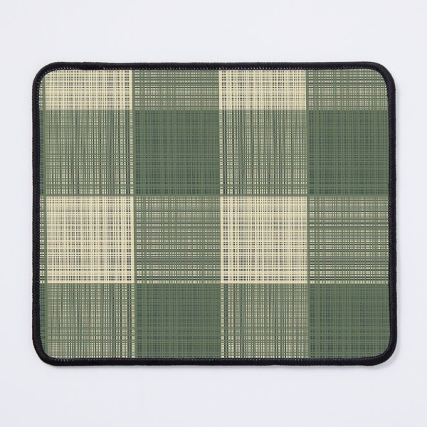 Item preview, Woven Texture Farmhouse Buffalo Check in Cream + Sage Green designed and sold by YesterdayColl.