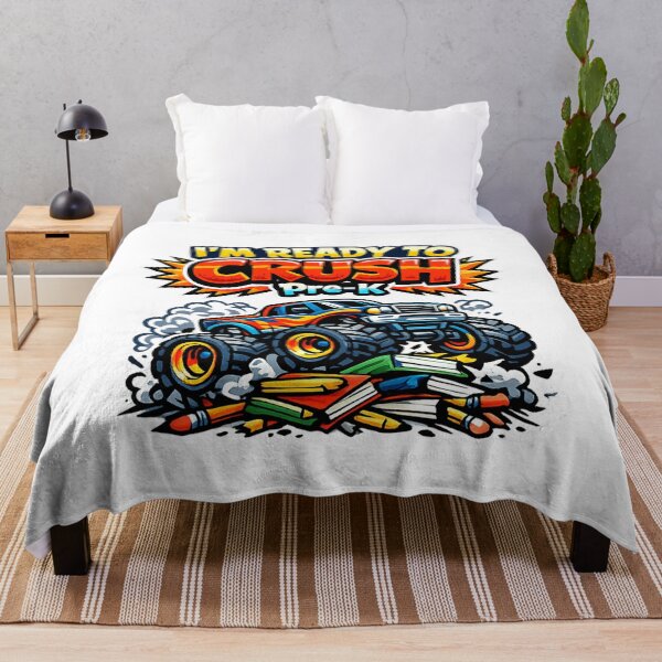 Item preview, I'm Ready to Crush Pre-K - Monster Truck- Back to School designed and sold by SON SON.