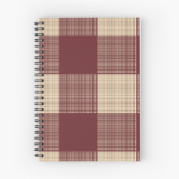 Item preview, Woven Texture Farmhouse Buffalo Check in Cream + Maroon designed and sold by YesterdayColl.