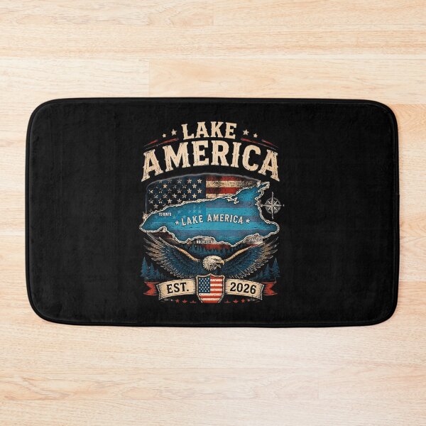 Item preview, Lake America Bald Eagle, Lake Ontario Great Lakes, Quiet Activism, Canada Tee, Subtle Anti Trump designed and sold by EllyDinico.
