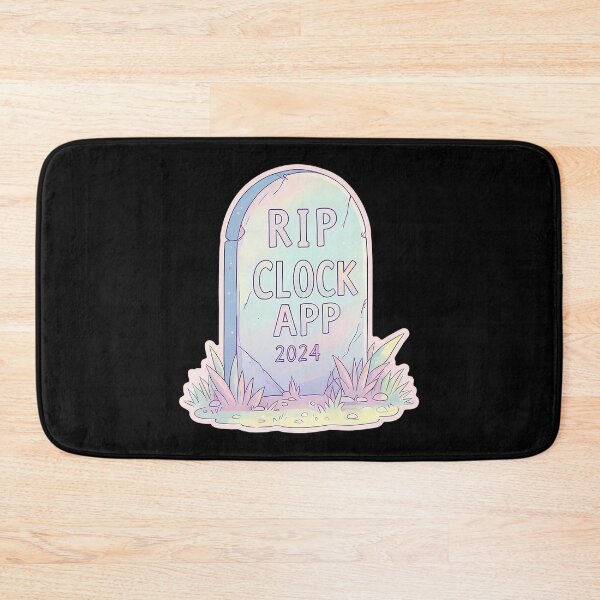 Item preview, Rip Clock App 2024 Pastel Tombstone designed and sold by antwan-stowe.