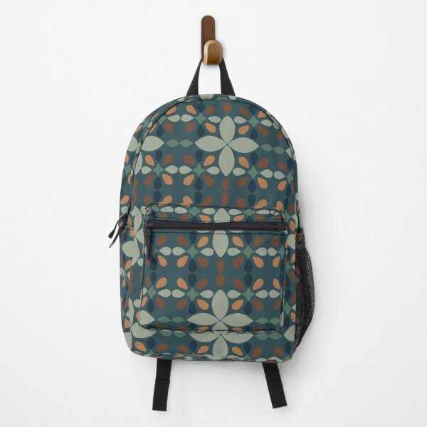 Item preview, Blue and beige floral pattern designed and sold by Ana Gorozpe.