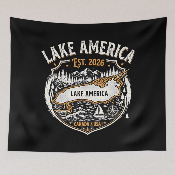 Item preview, Lake America Ontario USA Canada, Lake Ontario, Great Lakes, Canada Ontario Map, Lake Life designed and sold by EllyDinico.