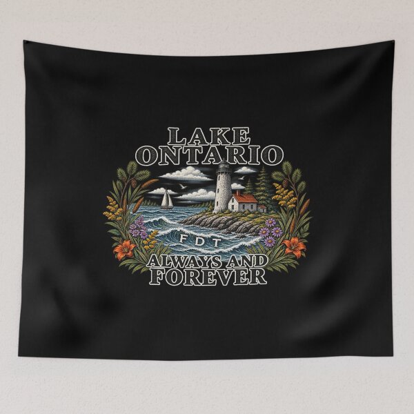 Item preview, Lake Ontario Great Lakes, Quiet Activism, Canada Tee, Subtle Anti Trump designed and sold by EllyDinico.